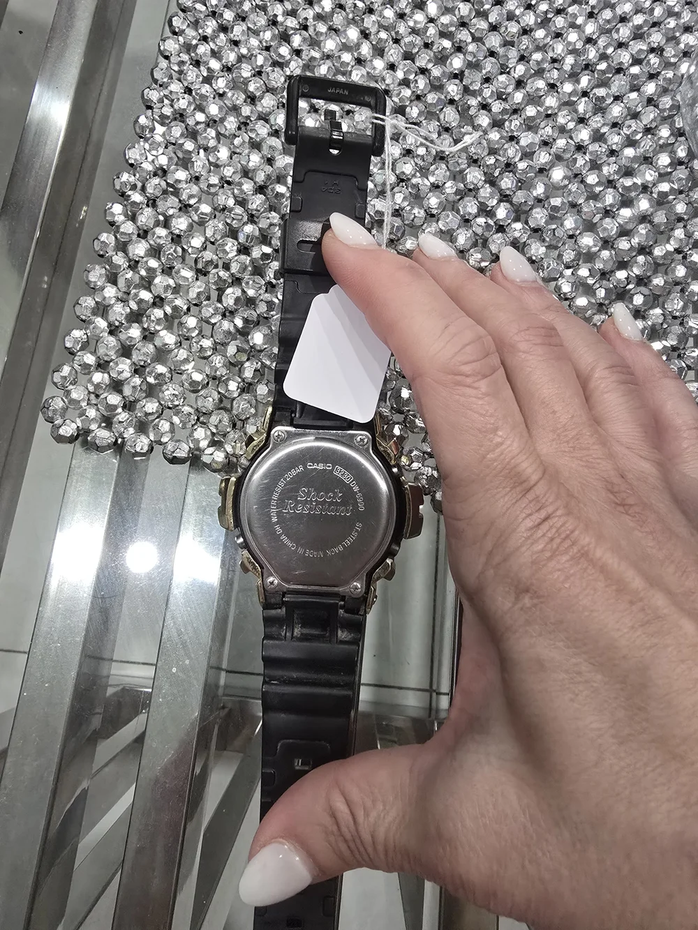 Casio Gold Digital Illuminator Watch - Black Strap